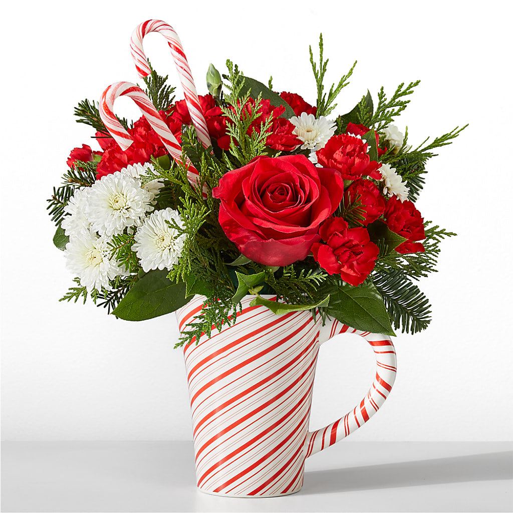 Peppermint Swirl Mug – OBIE'S FLOWERS, Pemberville OH