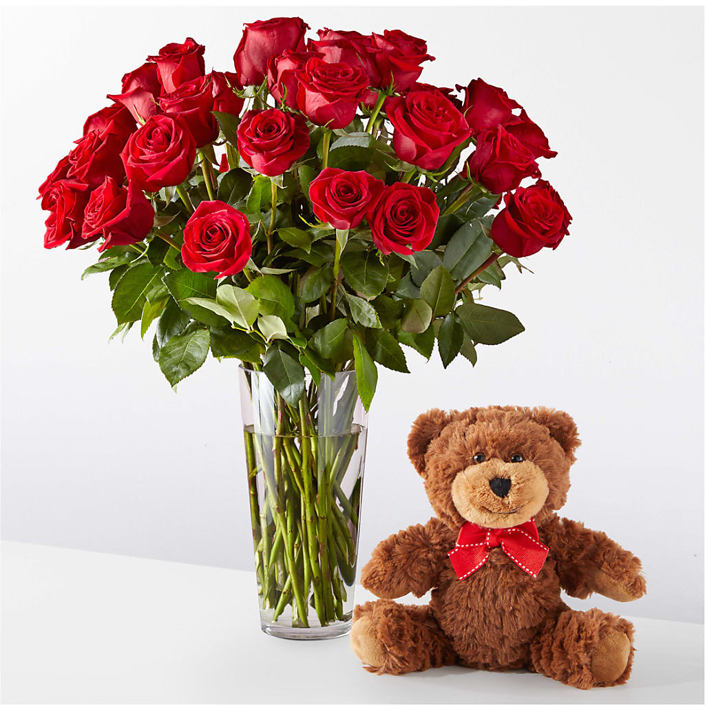 Romantic Long Stem Red Rose Bouquet Bundles – OBIE'S FLOWERS, Pemberville OH