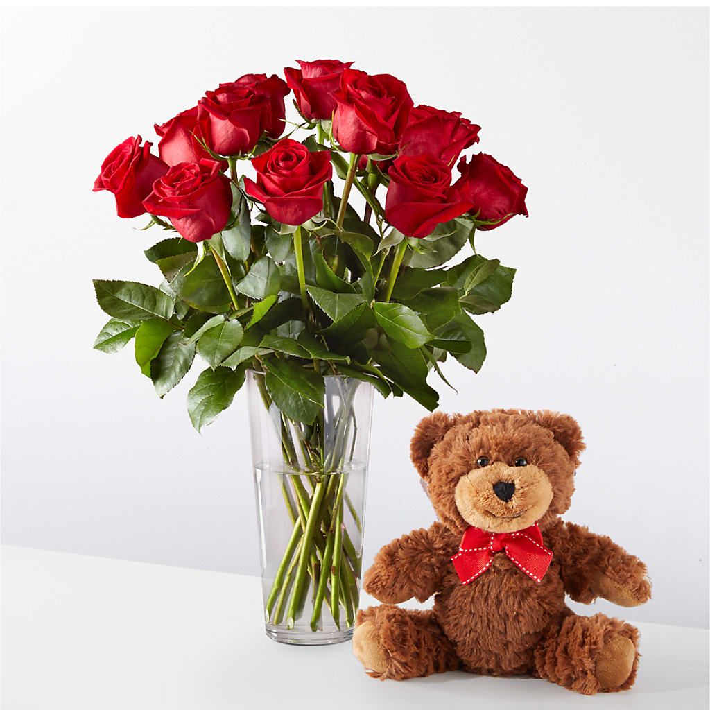 Romantic Long Stem Red Rose Bouquet Bundles – OBIE'S FLOWERS, Pemberville OH