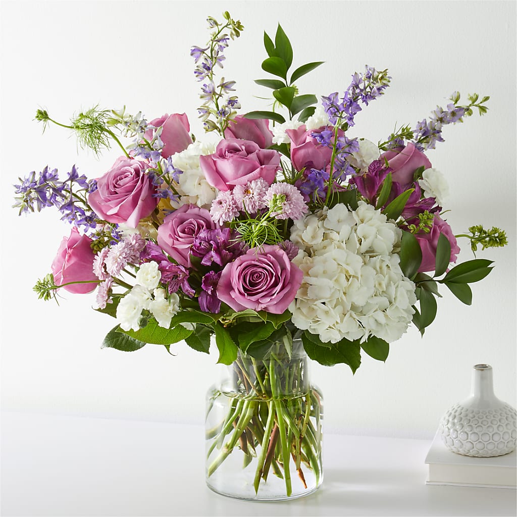 Violet Caress Bouquet – OBIE'S FLOWERS, Pemberville OH