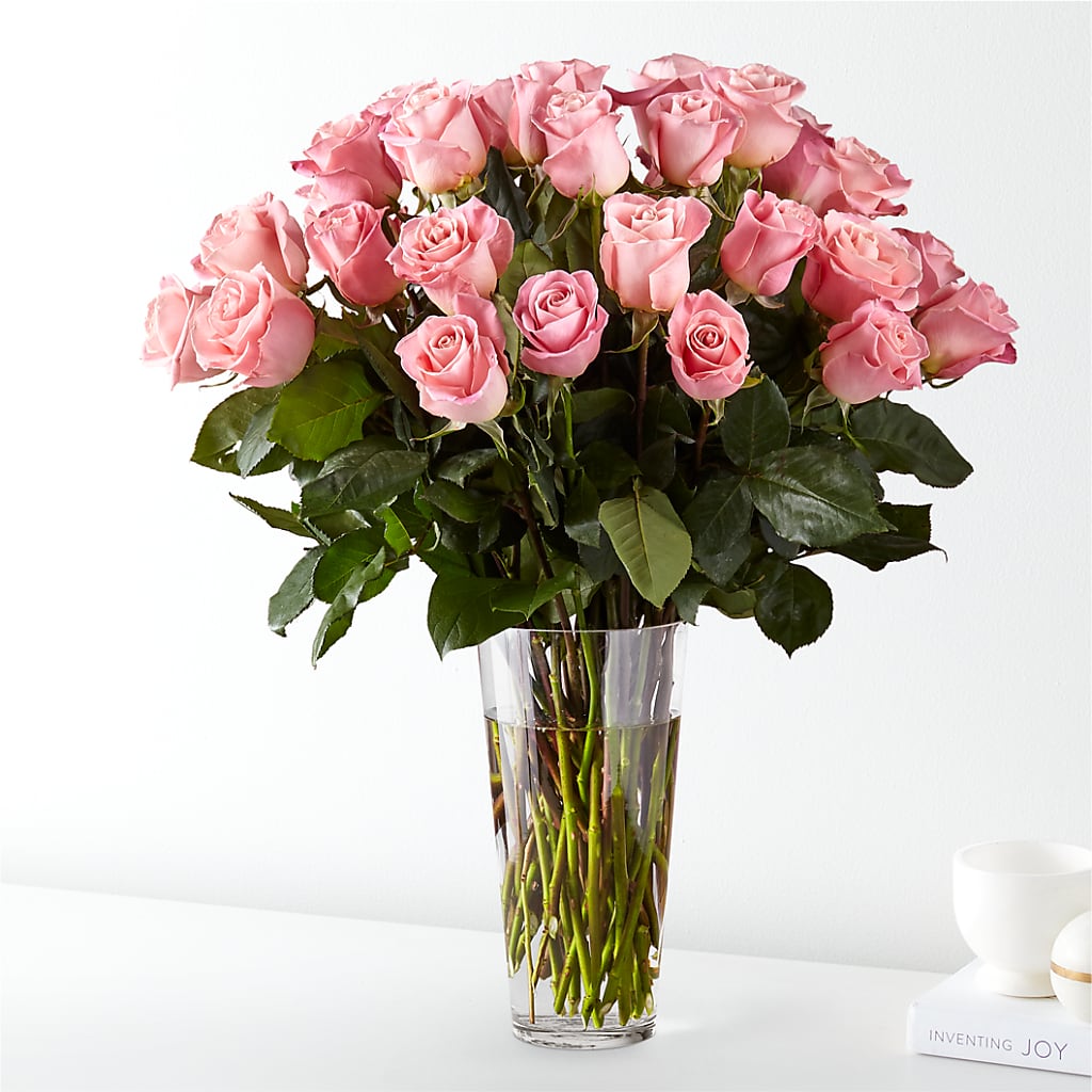 Long Stem Pink Rose Bouquet – OBIE'S FLOWERS, Pemberville OH