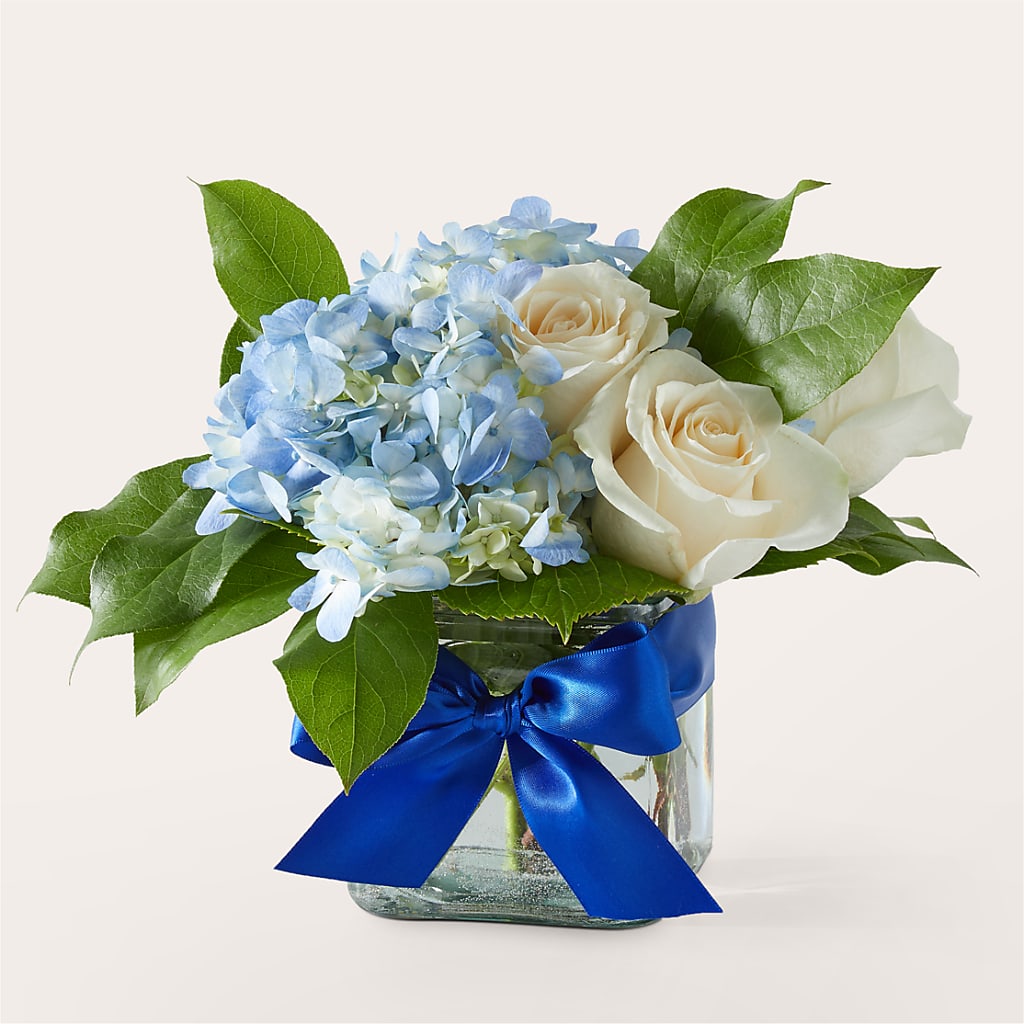 Sky Blue Delight Bouquet – OBIE'S FLOWERS, Pemberville OH
