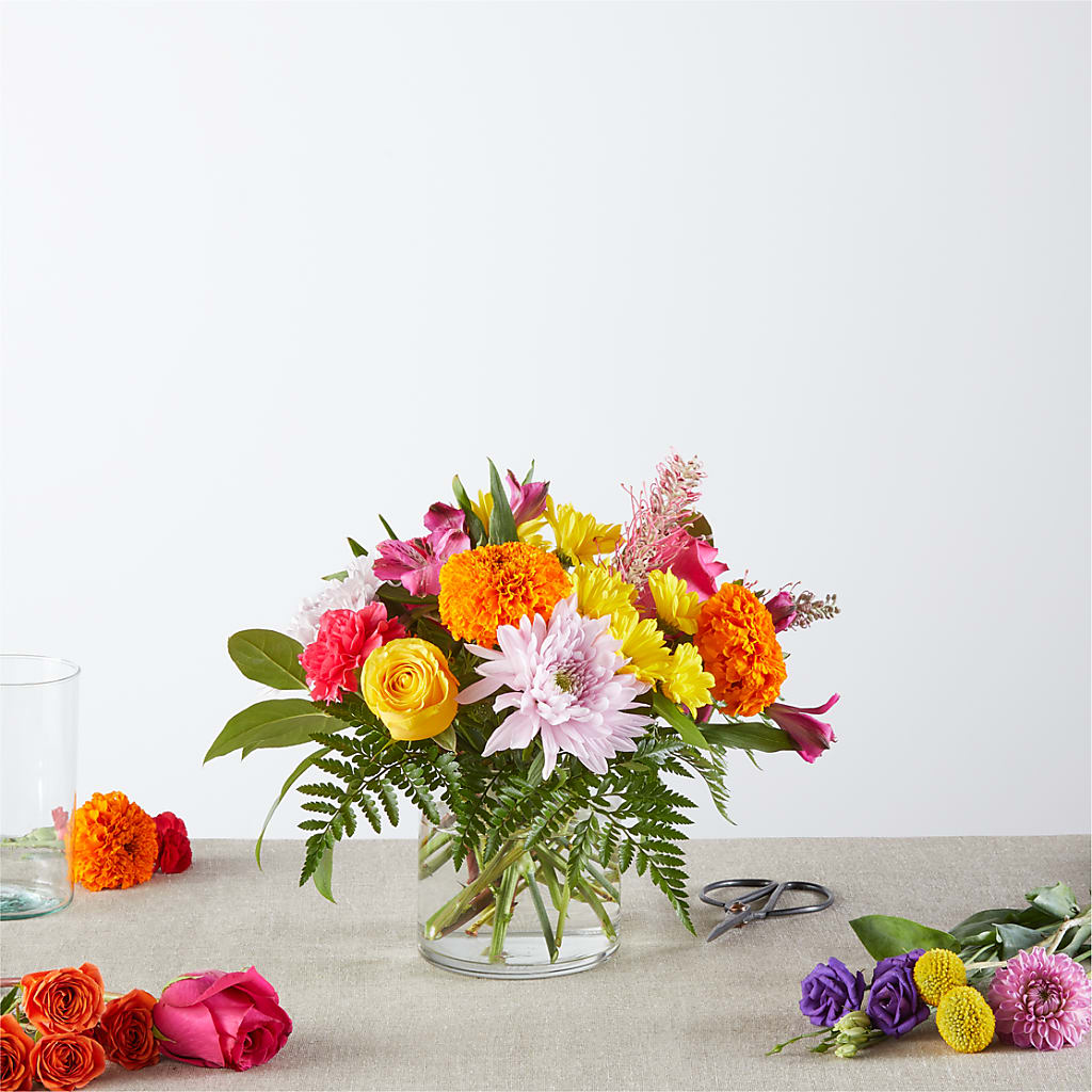 Feast of Color – A Florist Original – OBIE'S FLOWERS, Pemberville OH