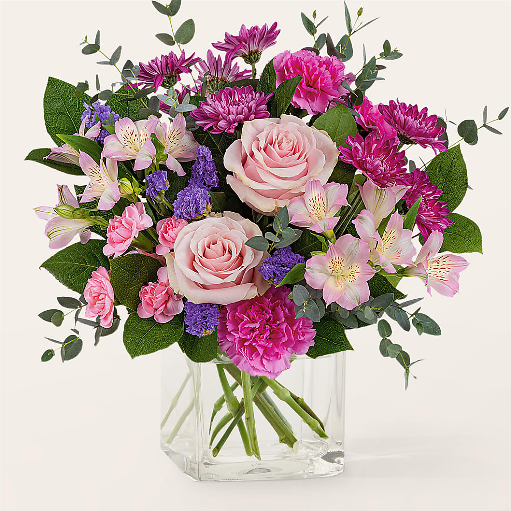 Rosy Radiance Bouquet – OBIE'S FLOWERS, Pemberville OH