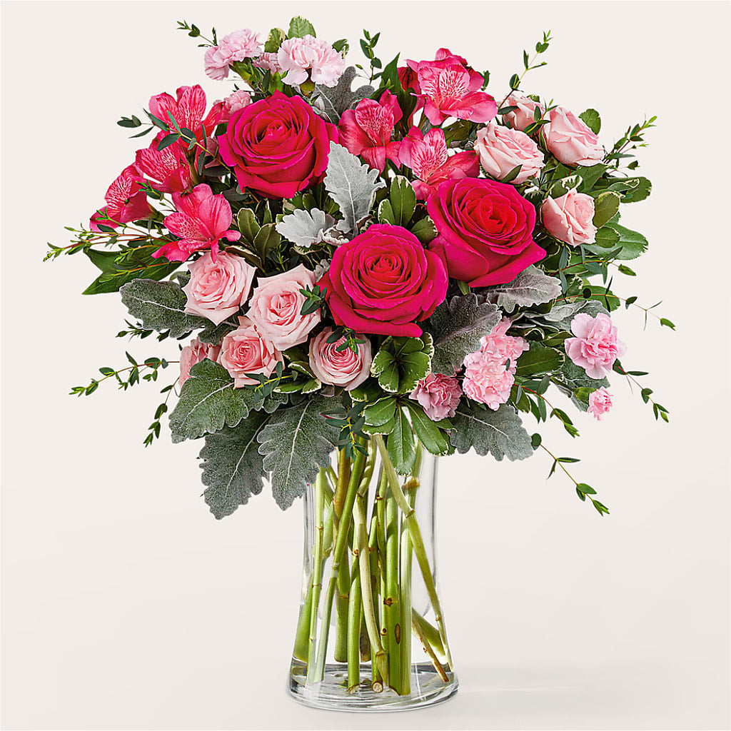 Tickled Pink Bouquet – OBIE'S FLOWERS, Pemberville OH