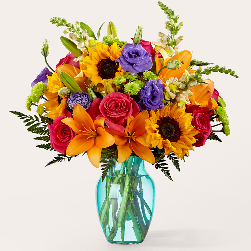 Double Rainbow Bouquet – OBIE'S FLOWERS, Pemberville OH