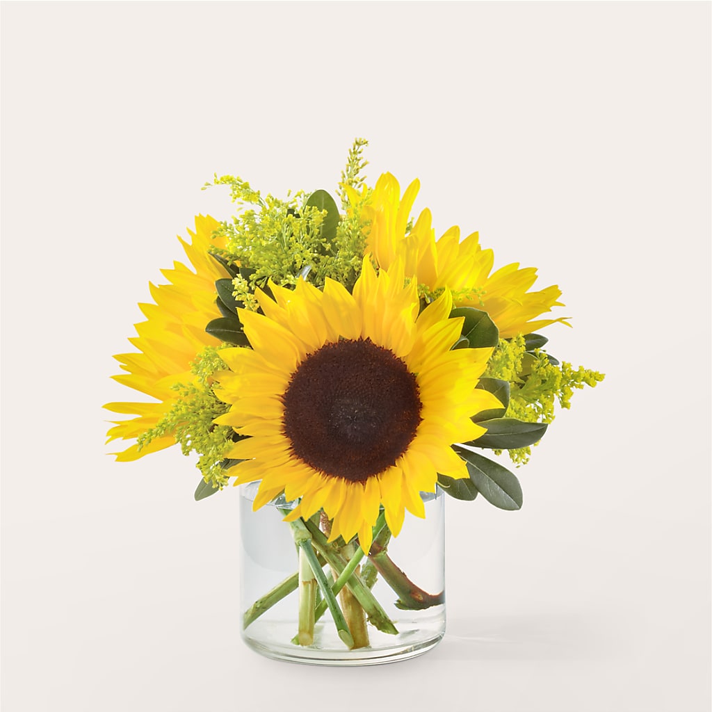 Beaming Sunflower Bouquet – OBIE'S FLOWERS, Pemberville OH