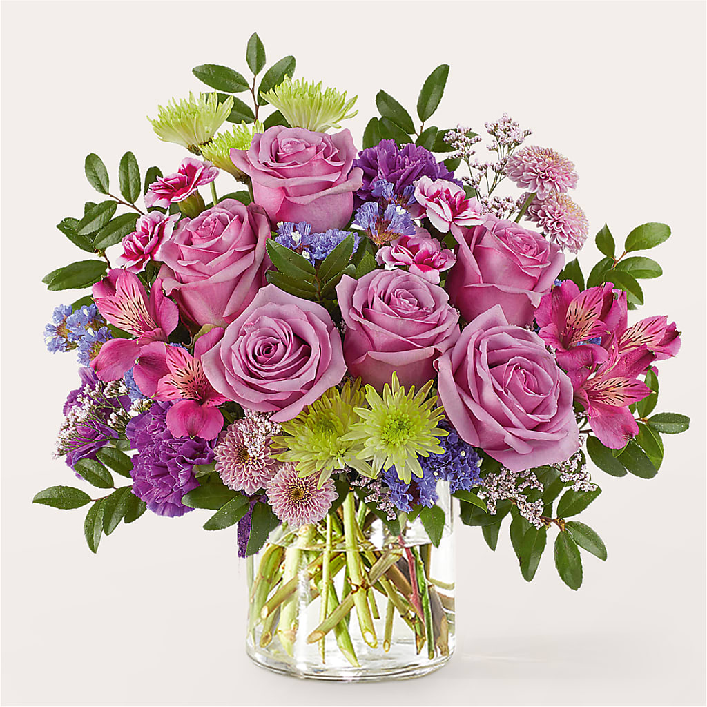 Glass Half Full Bouquet – OBIE'S FLOWERS, Pemberville OH