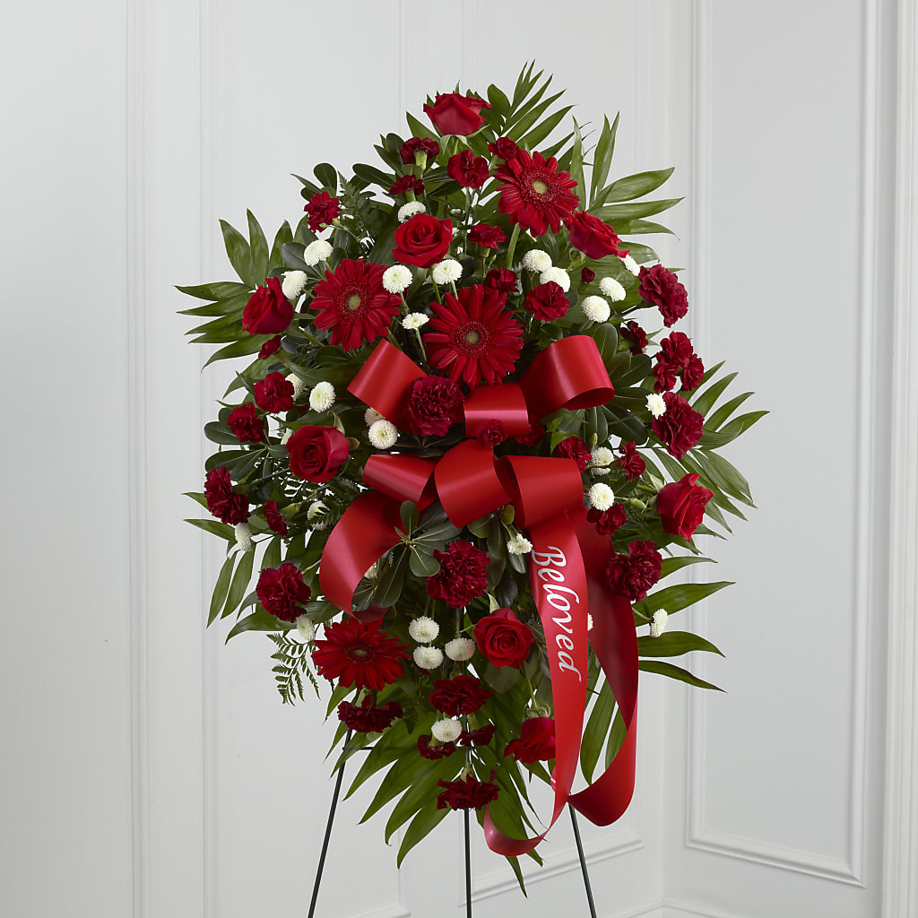 Treasured Memories Standing Spray – OBIE'S FLOWERS, Pemberville OH