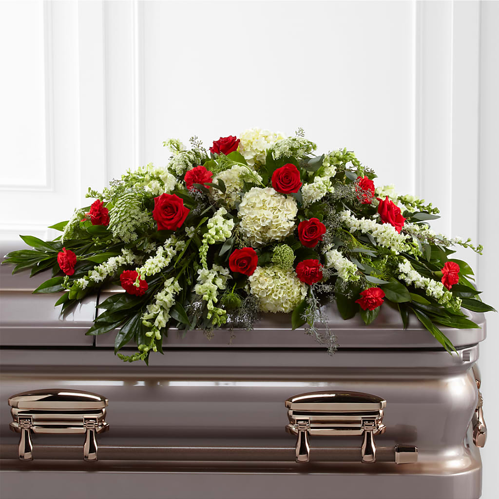 Sincerity Casket Spray – OBIE'S FLOWERS, Pemberville OH
