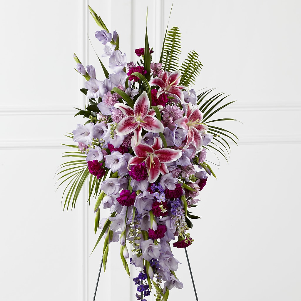 Tender Touch Standing Spray – OBIE'S FLOWERS, Pemberville OH