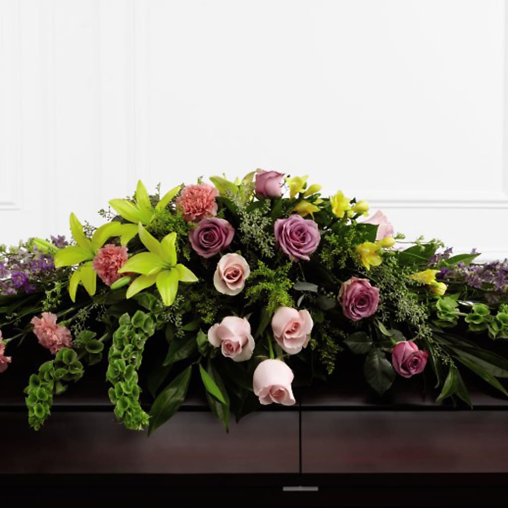 Forever Beloved Casket Spray – OBIE'S FLOWERS, Pemberville OH