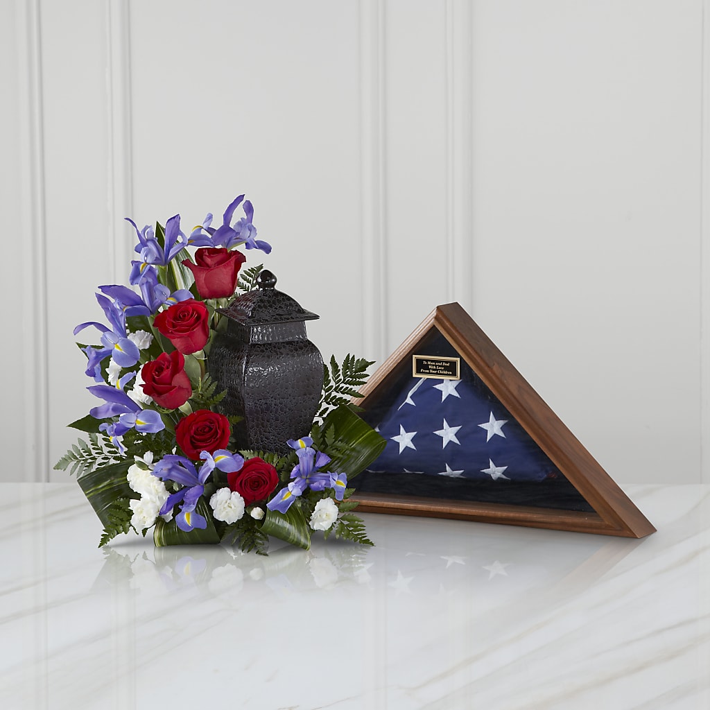 Patriotic Tribute Arrangement – OBIE'S FLOWERS, Pemberville OH
