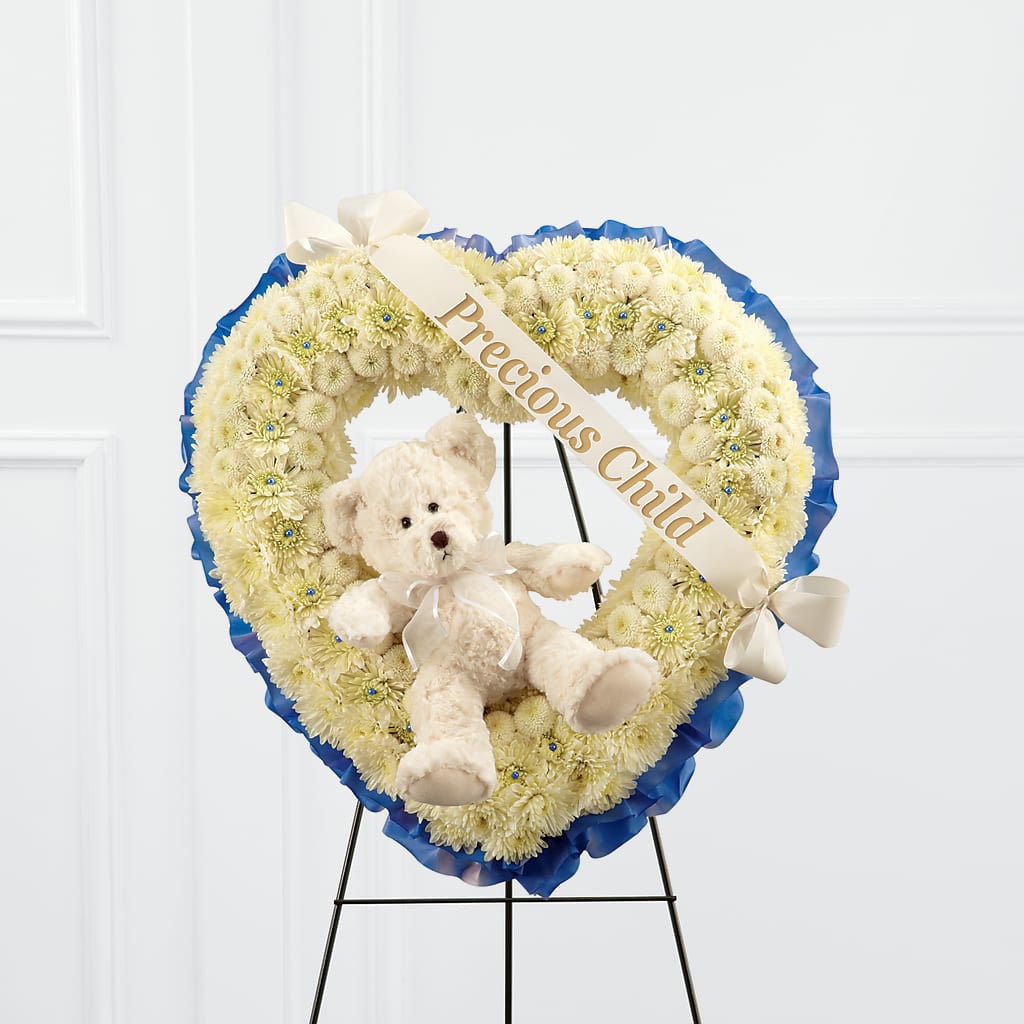 Precious Child Standing Heart – OBIE'S FLOWERS, Pemberville OH