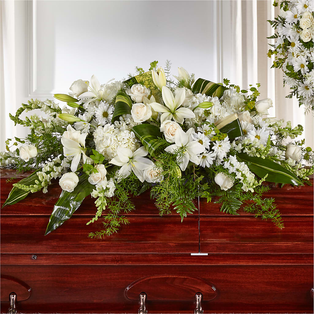 Abundance Casket Spray – OBIE'S FLOWERS, Pemberville OH
