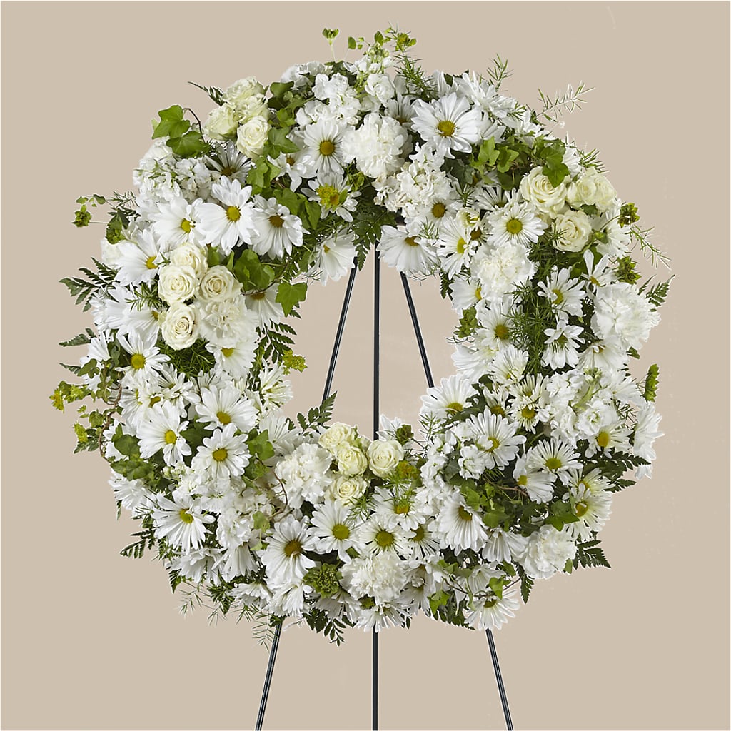 Faithful Wishes Wreath – OBIE'S FLOWERS, Pemberville OH