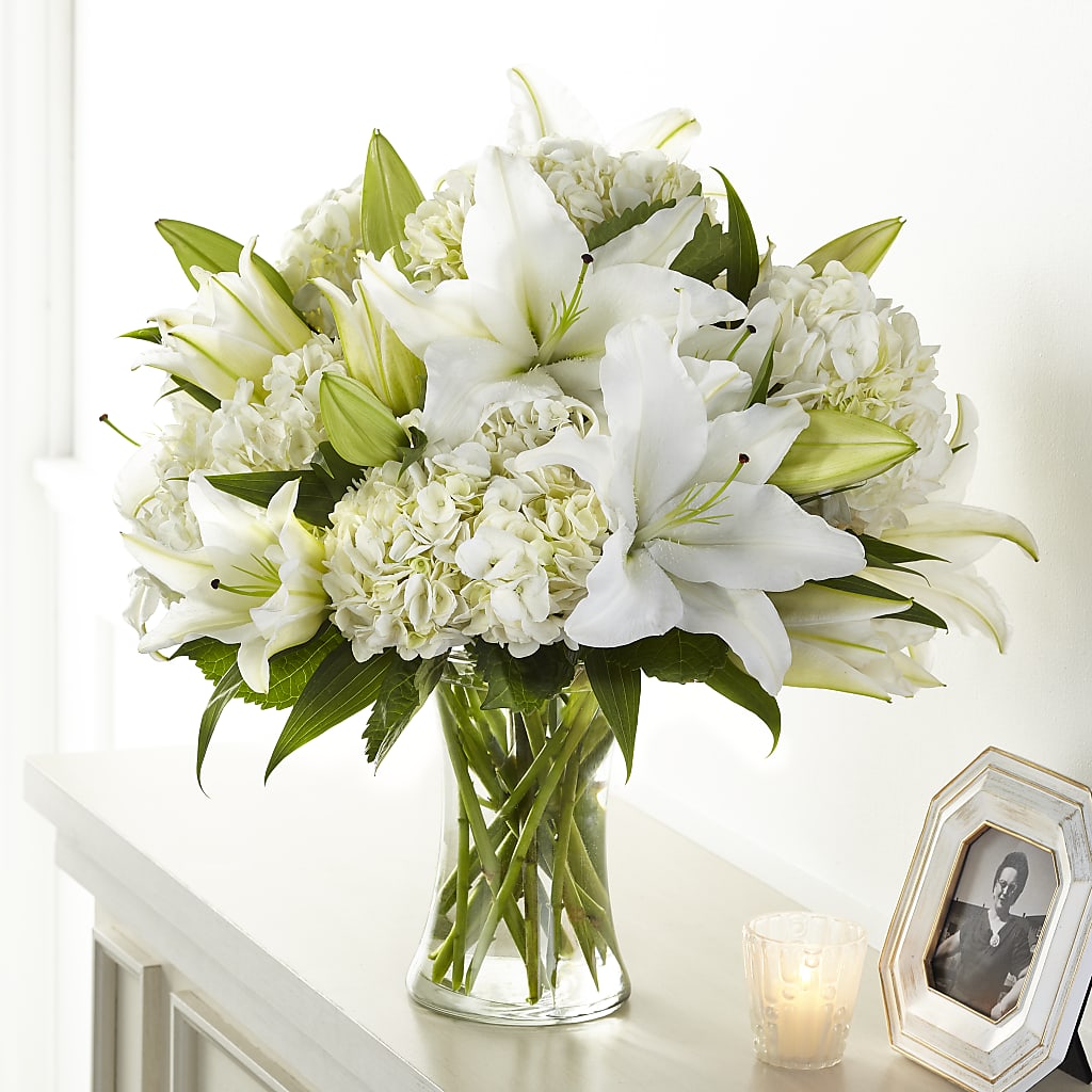Compassionate Lily Bouquet – OBIE'S FLOWERS, Pemberville OH