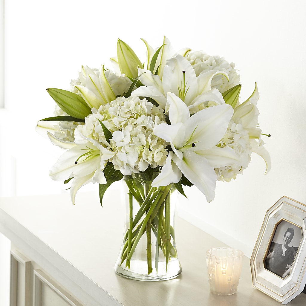 Compassionate Lily Bouquet – OBIE'S FLOWERS, Pemberville OH