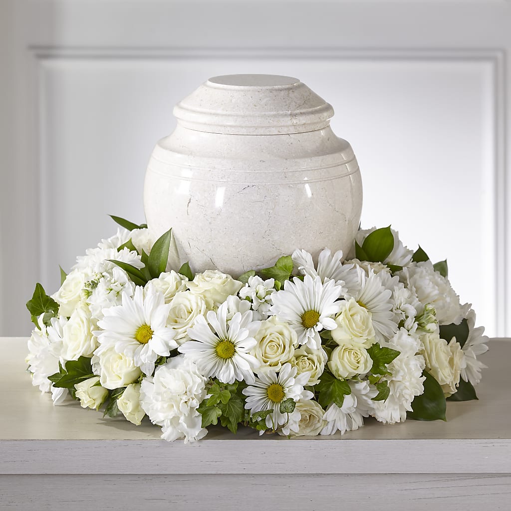 Ivory Gardens Cremation Adornment – OBIE'S FLOWERS, Pemberville OH