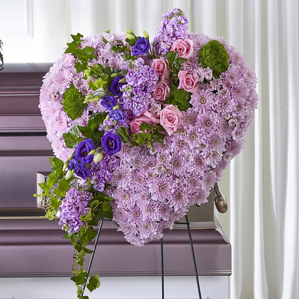 Treasured Love Standing Heart – OBIE'S FLOWERS, Pemberville OH