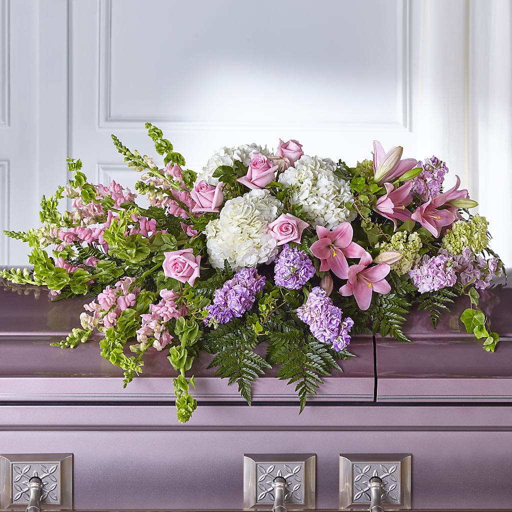 Life's Gratitude Casket Spray – OBIE'S FLOWERS, Pemberville OH