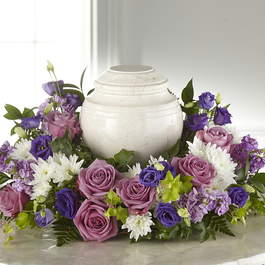 Blooming Sympathy Cremation Adornment – OBIE'S FLOWERS, Pemberville OH