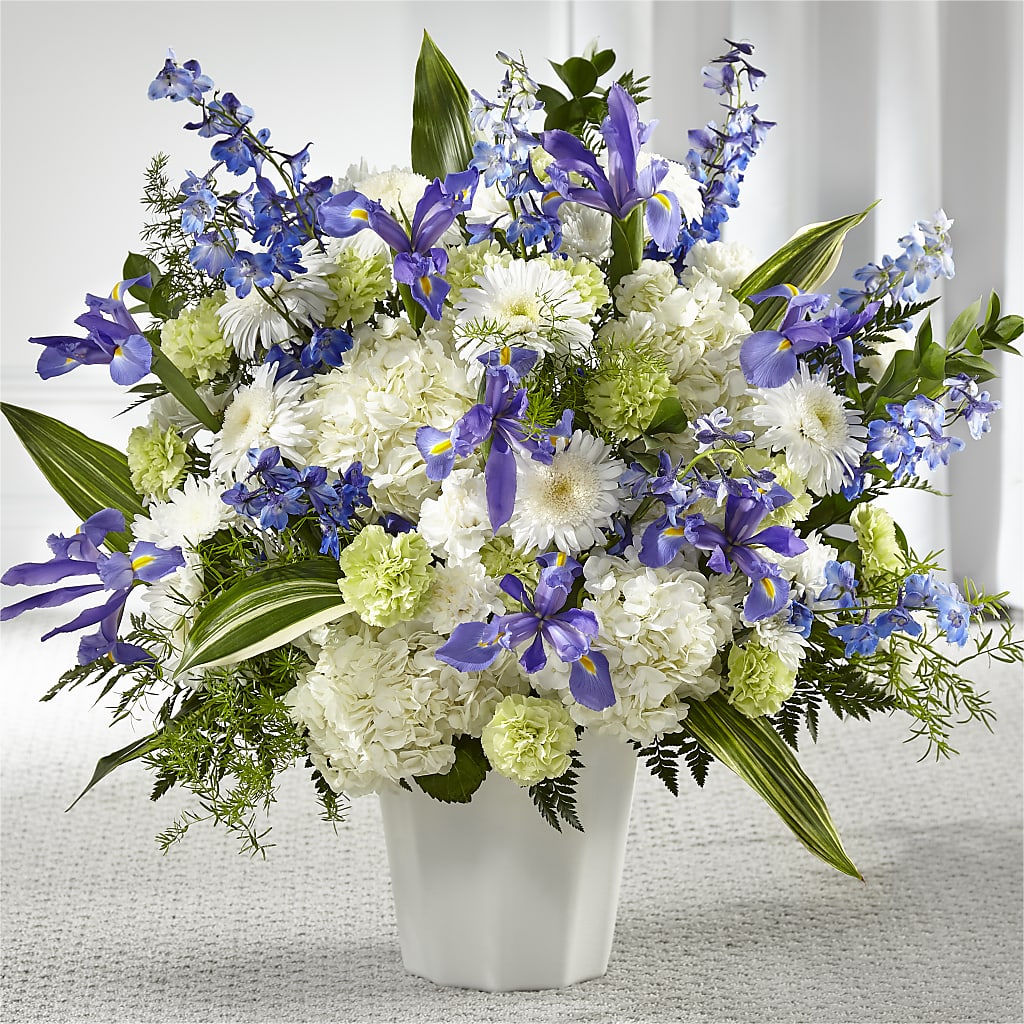 Soft Serenity Floor Basket – OBIE'S FLOWERS, Pemberville OH