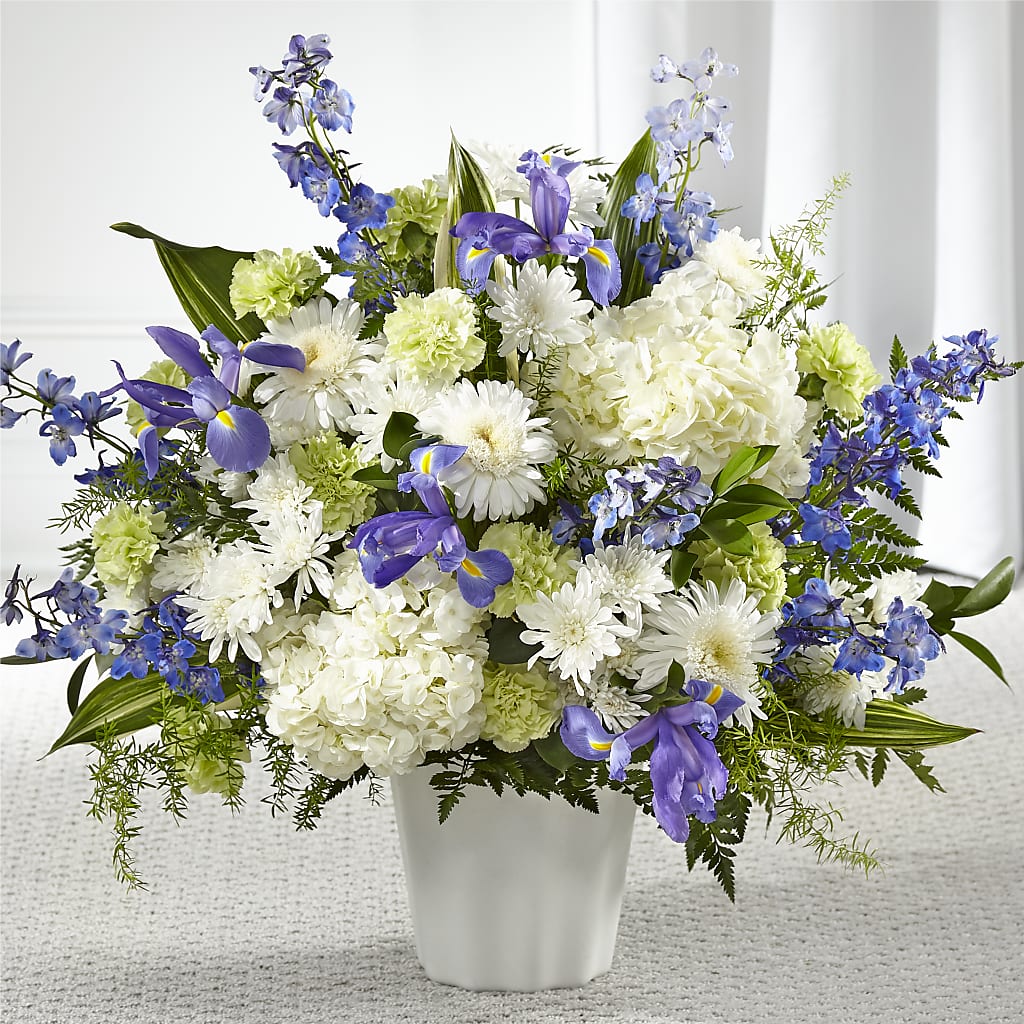 Soft Serenity Floor Basket – OBIE'S FLOWERS, Pemberville OH