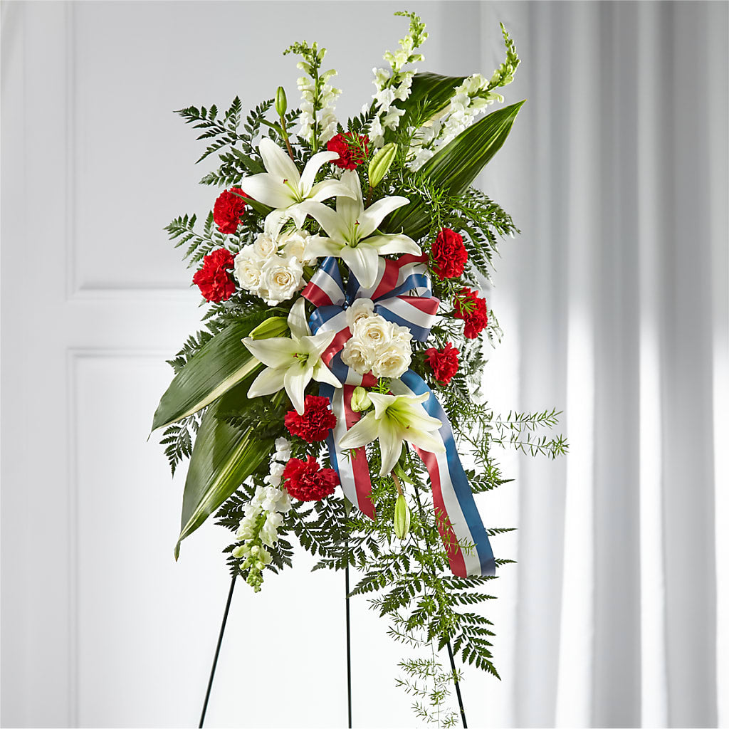 Stars of Life Standing Spray – OBIE'S FLOWERS, Pemberville OH
