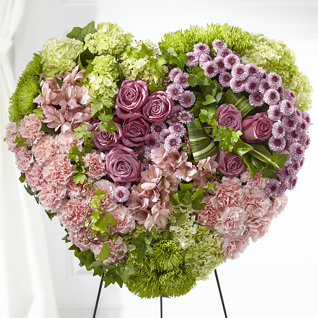 Heartwarming Standing Heart – OBIE'S FLOWERS, Pemberville OH