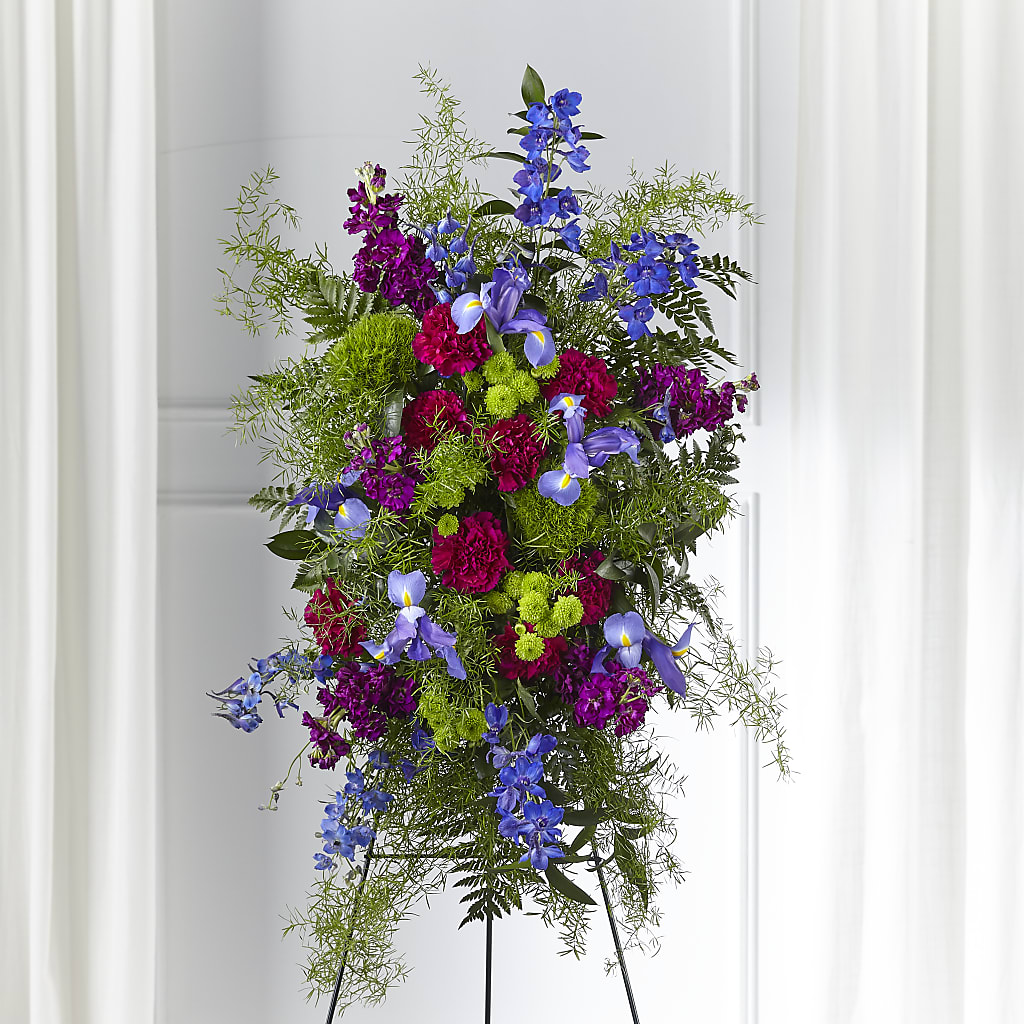 Heavenly Skies Standing Spray – OBIE'S FLOWERS, Pemberville OH