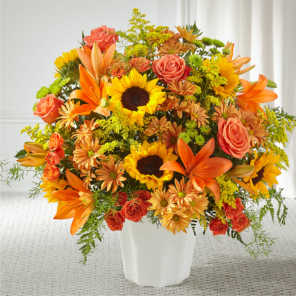 Harvest Thoughts Floor Basket – OBIE'S FLOWERS, Pemberville OH