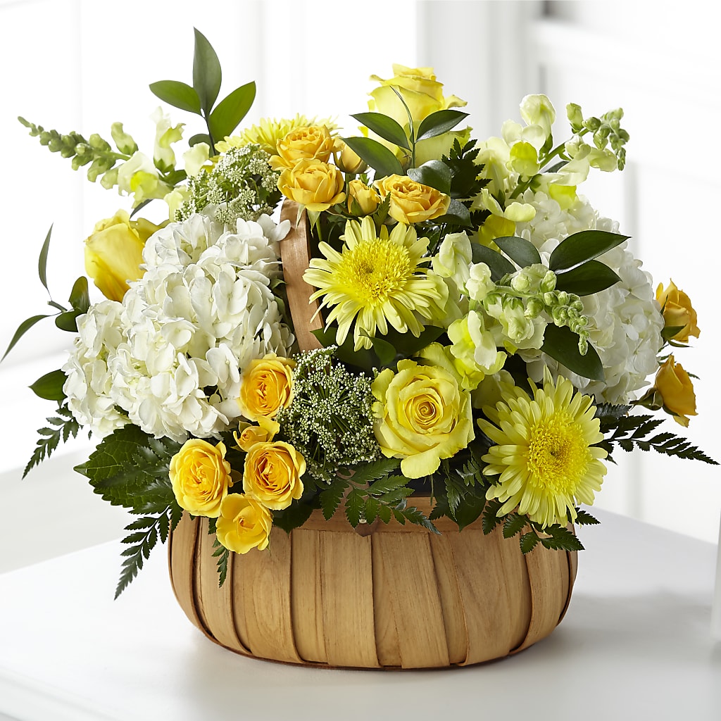 Rustic Remembrance Basket – OBIE'S FLOWERS, Pemberville OH