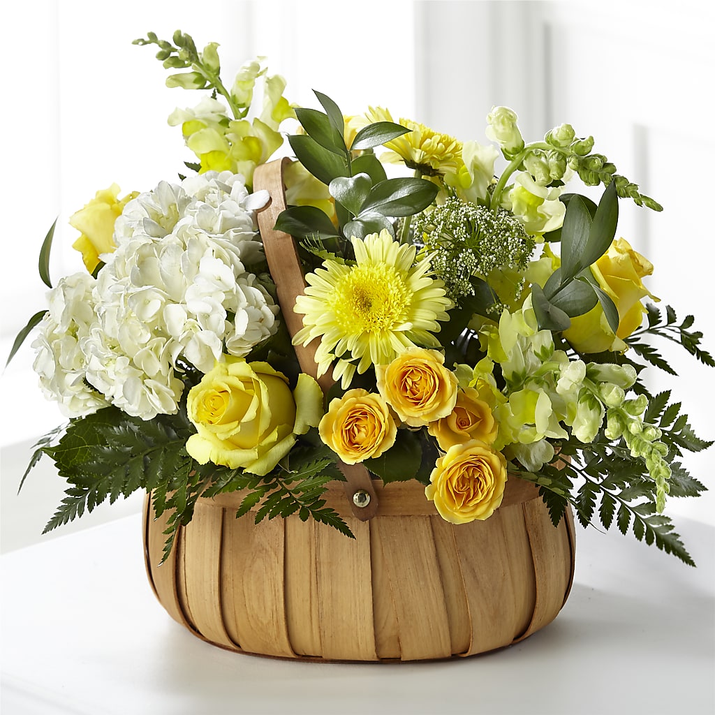 Rustic Remembrance Basket – OBIE'S FLOWERS, Pemberville OH