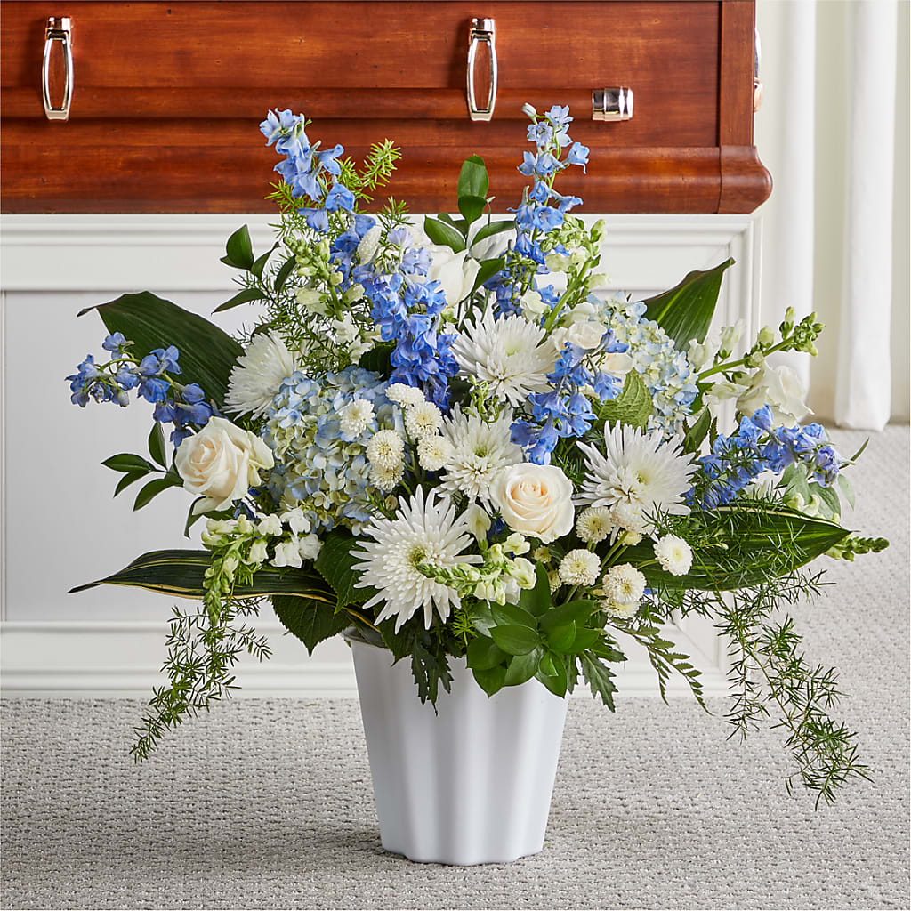 Everlasting Memories Floor Basket – OBIE'S FLOWERS, Pemberville OH