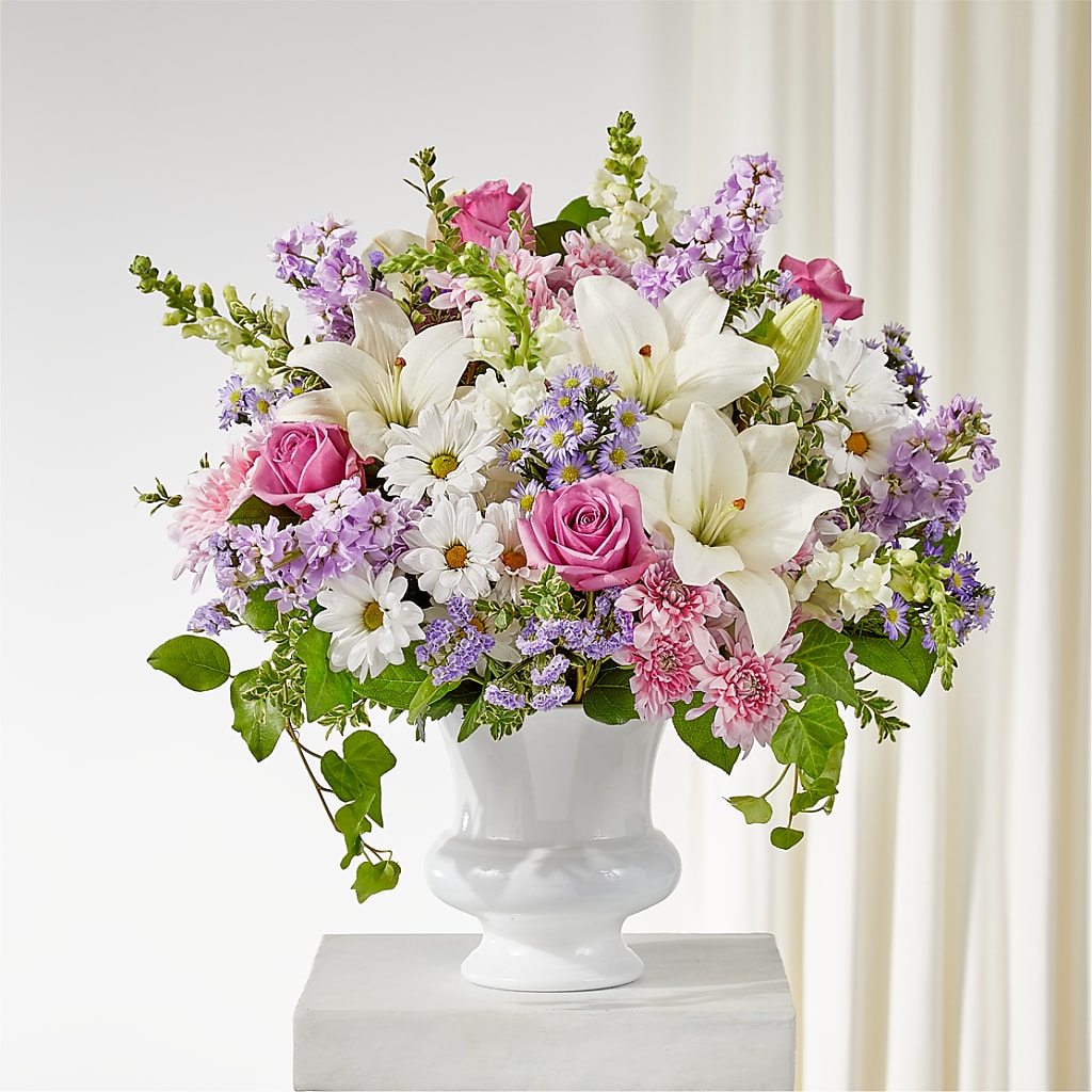 Remarkable Life Urn Arrangement – OBIE'S FLOWERS, Pemberville OH