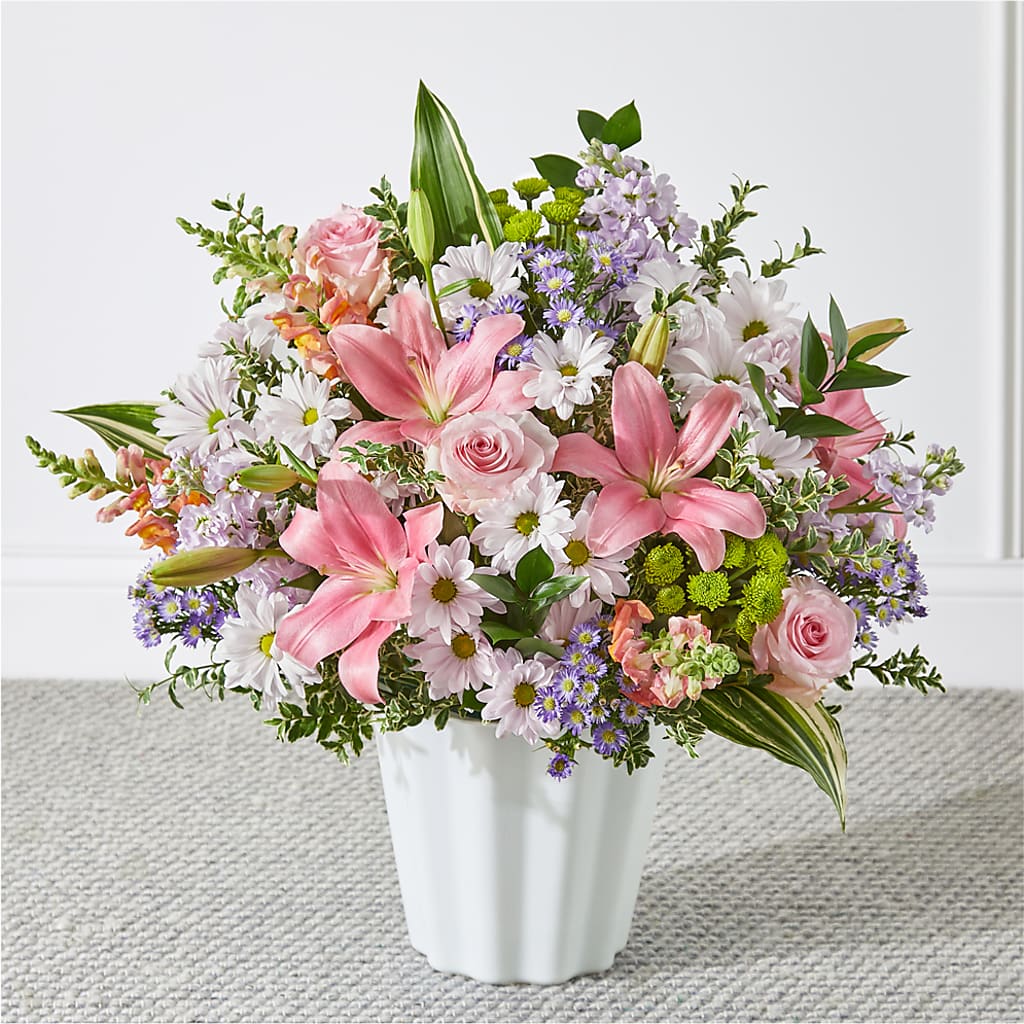 Abundant Compassion Floor Basket – OBIE'S FLOWERS, Pemberville OH