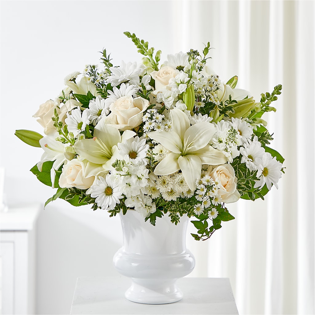 Uplifting Urn Arrangement – OBIE'S FLOWERS, Pemberville OH