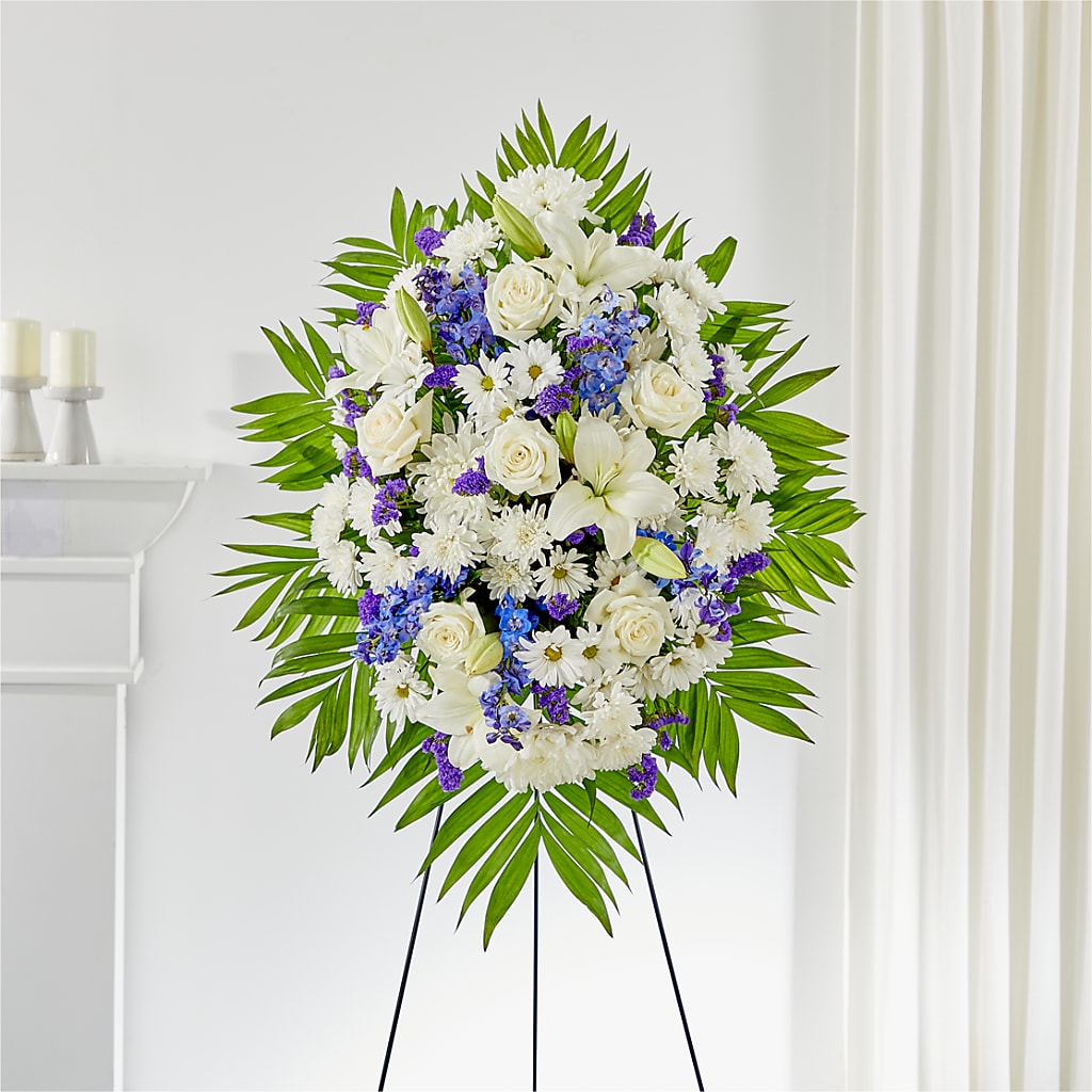 At Rest Standing Spray – OBIE'S FLOWERS, Pemberville OH