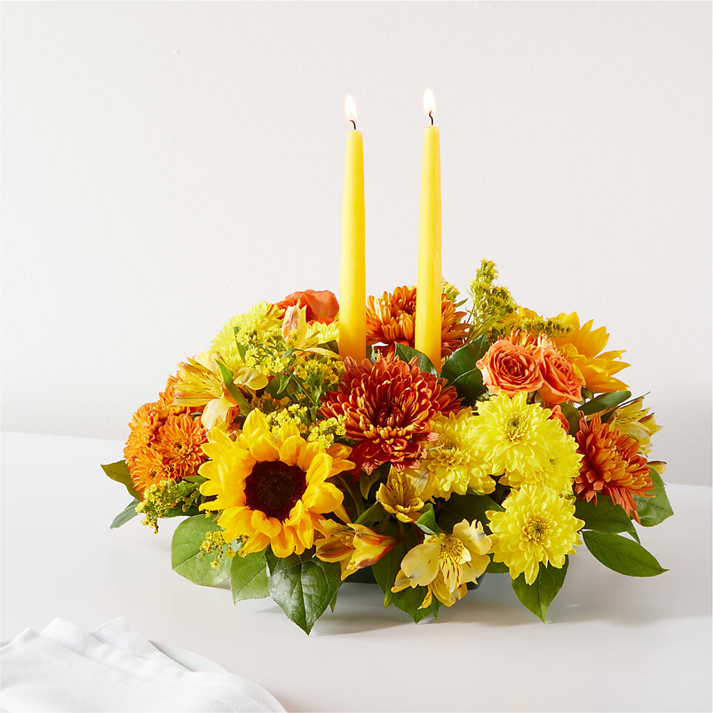 Autumn Harmony Centerpiece – OBIE'S FLOWERS, Pemberville OH