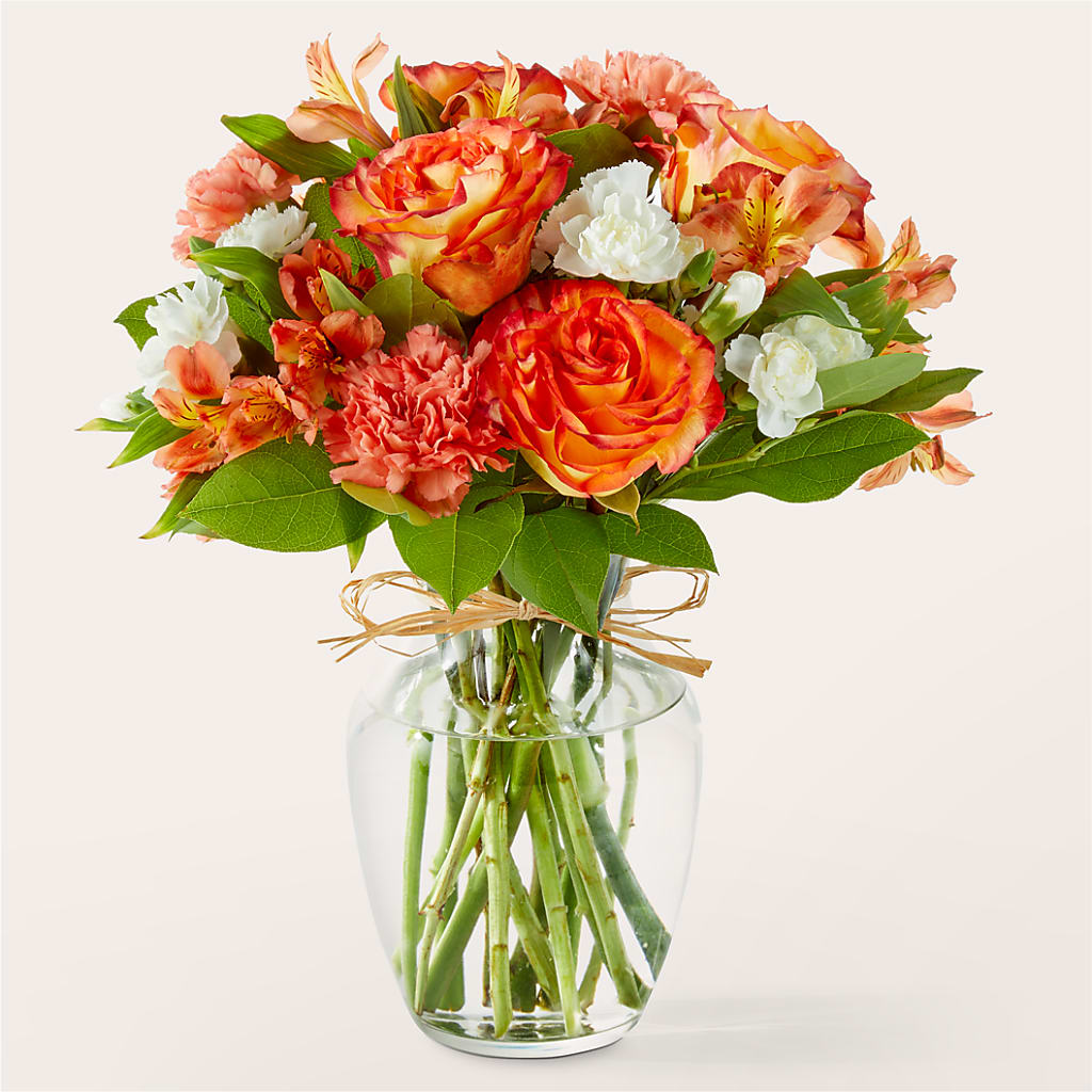 Apricot Glow Bouquet – OBIE'S FLOWERS, Pemberville OH