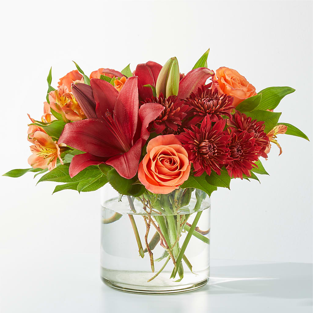 Crimson Leaves Bouquet – OBIE'S FLOWERS, Pemberville OH