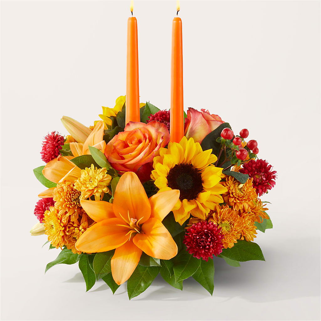 Grateful Centerpiece – OBIE'S FLOWERS, Pemberville OH