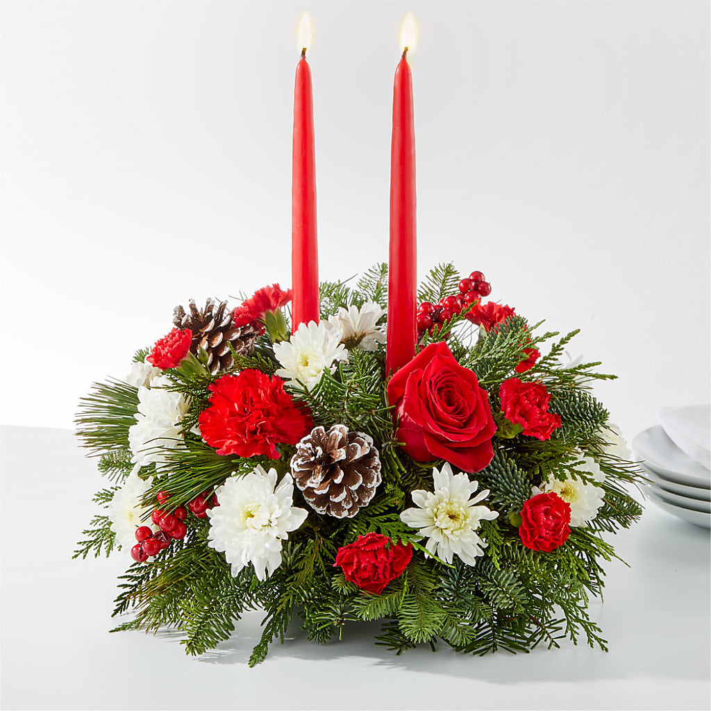 Holiday Soiree Centerpiece – OBIE'S FLOWERS, Pemberville OH