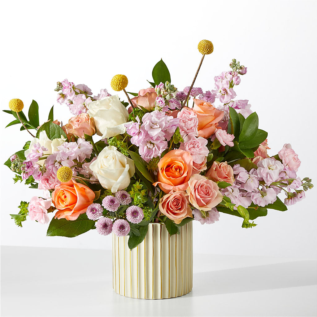 French Market Bouquet with Ivory Vase – OBIE'S FLOWERS, Pemberville OH