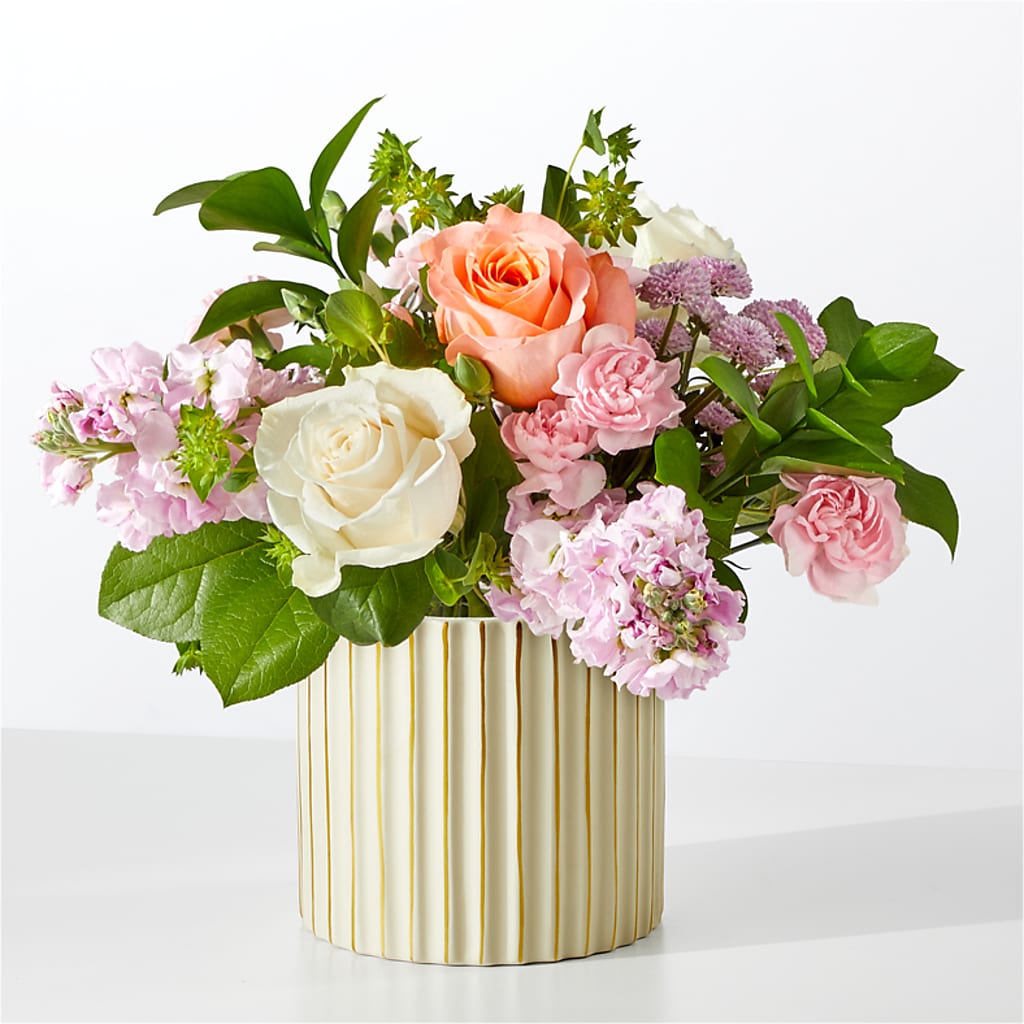 French Market Bouquet with Ivory Vase – OBIE'S FLOWERS, Pemberville OH