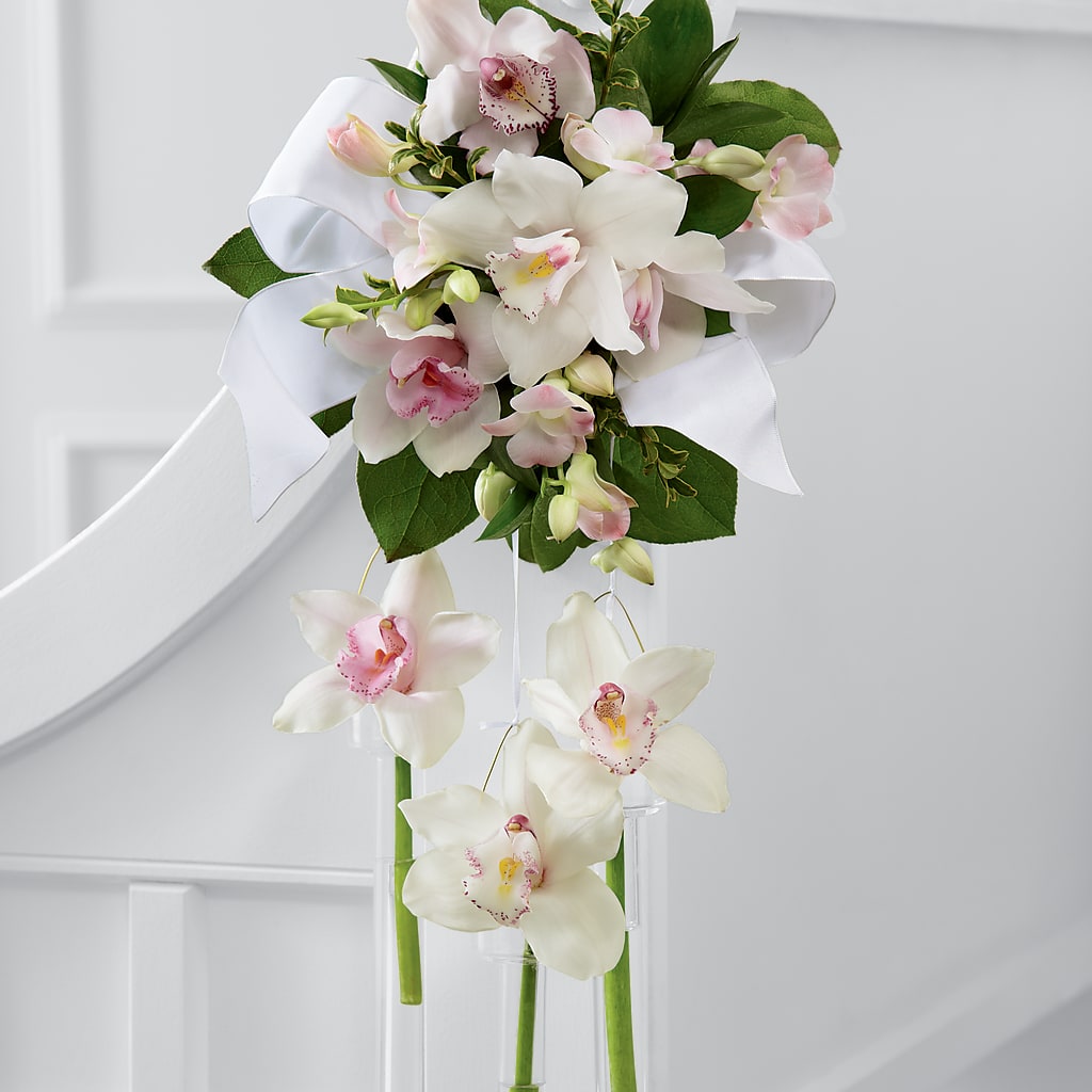 Perfect Entrance Pew Arrangement – OBIE'S FLOWERS, Pemberville OH