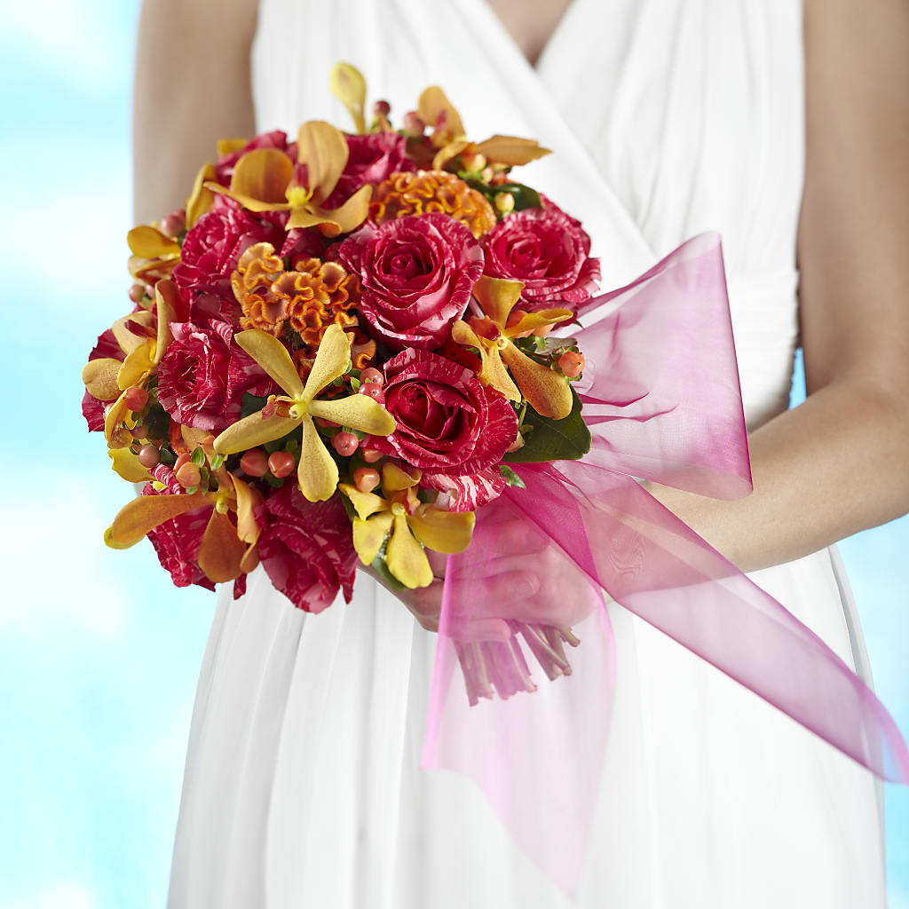 Brilliant Shades of Love Bouquet – OBIE'S FLOWERS, Pemberville OH