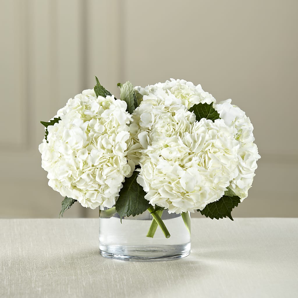 White Hydrangea Bouquet – OBIE'S FLOWERS, Pemberville OH