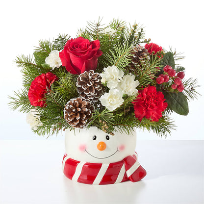 Jolly Snowman Bouquet – OBIE'S FLOWERS, Pemberville OH